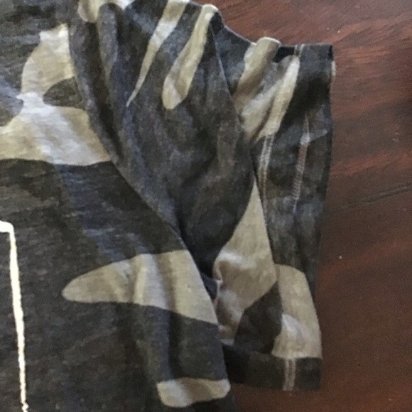 Janis Joplin Camo Burn Out Tee 2XL - Picture 4 of 6